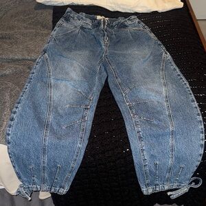 Free People Balloon Jeans